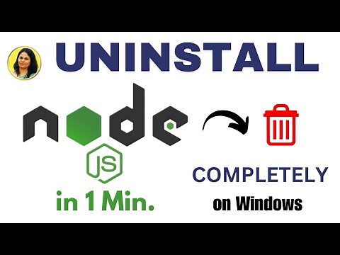 Uninstall Node.js Completely from Windows 11 [2024]