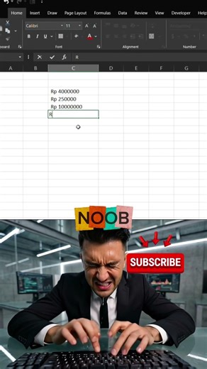 Quick way to add leading zeros in Excel 👍 #excel #shorts