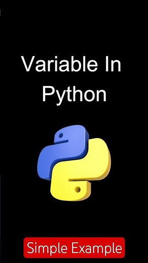 Variables in Python Explained in 1 Minute | Python for Beginners (Super Easy Example) #Python