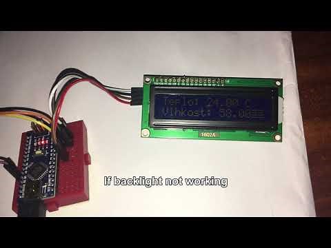 Arduino LCD backLight problem (SOLVED)