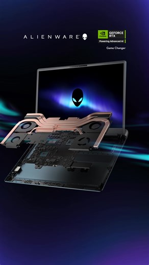 Advanced Cryo-tech engineering keeps your system cool so performance and power can reach its peak. #NVIDIAGeForce | Alienware