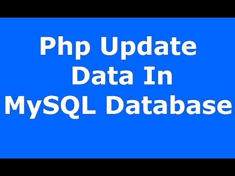 Php : How To Update Data In MySQL Database Using Php MySQLI [ with source code ]