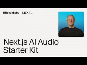 Open-Source Next.js AI Audio Starter Kit