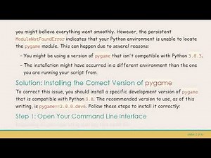 How to Install pygame with Python 3.8.3 – A Step-by-Step Guide