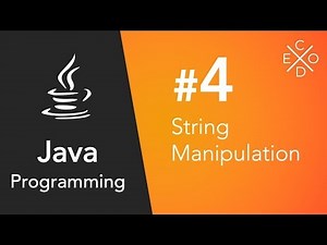 Java Programming #4 - String Manipulation