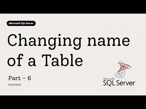 How to Rename a Table in SQL Server | Step-by-Step Tutorial