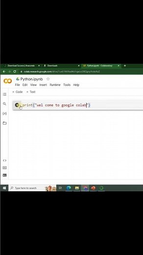 How to execute a python program using Google colab