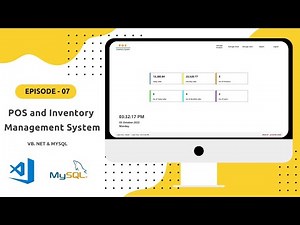 POS and Inventory Management System in VB.NET and MySql database - Part 7 | VB.NET Tutorial