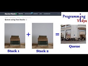 Queue using Two Stacks | Data Structures | HackerRank Solution in Hindi