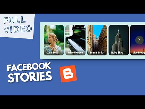 [FULL VIDEO] Create FB Stories Design Using HTML, CSS & JavaScript