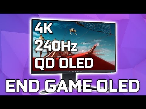 THE End Game - 32” 4K QD OLED 240Hz Glossy Monitor (Alienware AW3225QF)