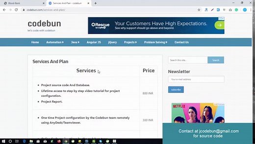 Blood bank Management project in java with source code and project report