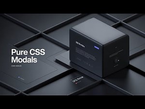 Build Stunning CSS Modals (2025 Tutorial) – No JavaScript!