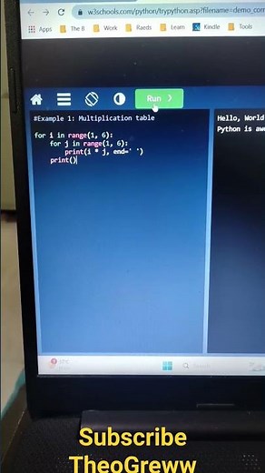 #pythonforbeginners : Nested loops with example #loop #coding #python