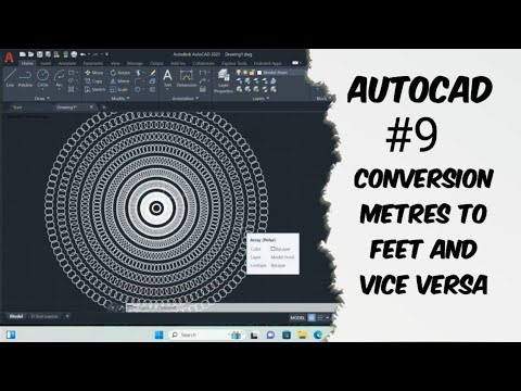 AutoCAD : Lec 9 Array : Rectangle, Polar, Path by G M Basha