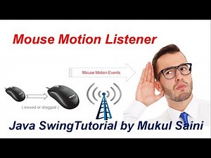 #18 Java Swing Tutorial | MouseMotionListener in java | Listeners that support every component