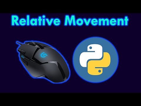 Python | Relative Mouse Movement and Move towards Target