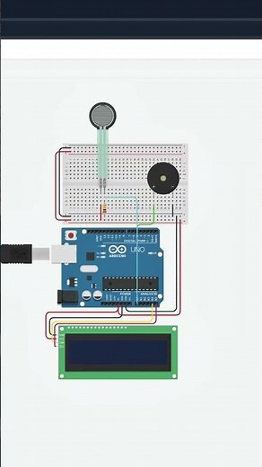 💪 ¡Mide la Fuerza con Arduino! | Programación del Sensor de Fuerza 💡 #arduino #tinkercad #robótica