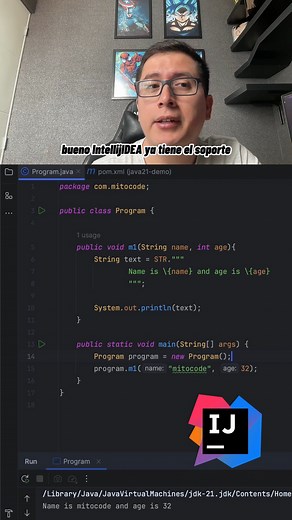¡Hey Coder! 🙋🏻🙋🏻‍♂️. Hoy veremos "Bloques de texto en Java" 👨🏻‍💻👩🏻‍💻. Y tú Coder ¿Conocías sobre los bloques de texto y cómo cambiaron en Java 21? 👀 . #mitocode #programador #programacion #tecnologia #java #java21 #bloquesdetexto #textblock | MitoCode