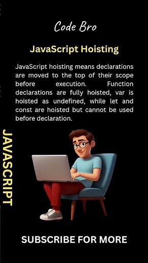 JavaScript Hoisting Explained in 30 Seconds | var vs let vs const