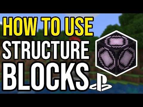 How To Use Structure Blocks In Minecraft PS4
