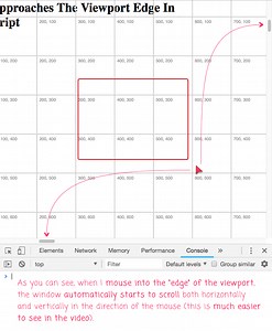 Automatically Scroll The Window When The User Approaches The Viewport
