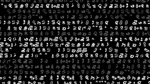 Download A Scrolling Screen Text And Alien letters for free