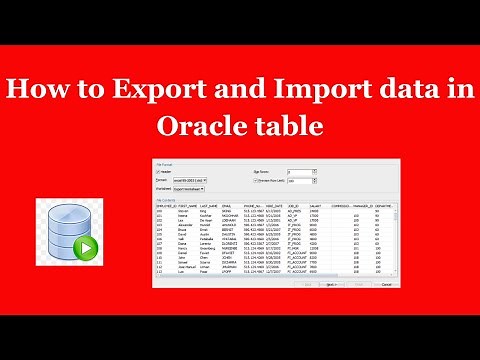 How to Export and Import the data in Oracle table |Oracle SQL Tutorial for beginners|Techie Creators