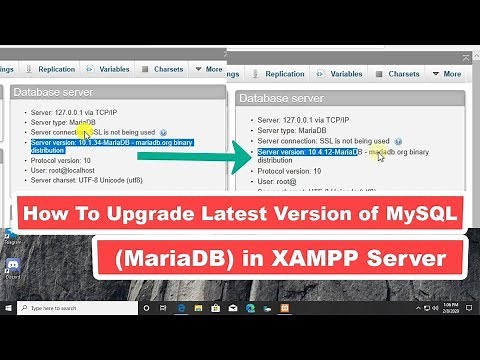 How to Upgrade Latest Version of MySQL (MariaDB) in XAMPP Server