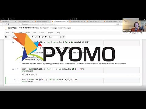 Optimization in Python: Intermediate Pyomo Workshop - Brent Austgen - UT Austin INFORMS
