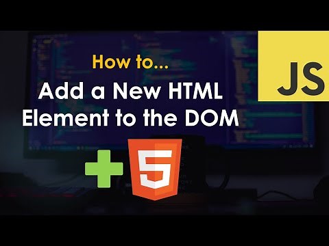 Create a new HTML element with document.createElement() – JavaScript Tutorial
