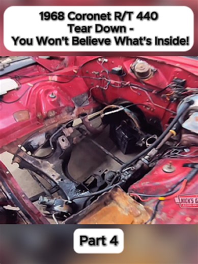 1968 Coronet R/T 440 Engine Tear Down Revealed