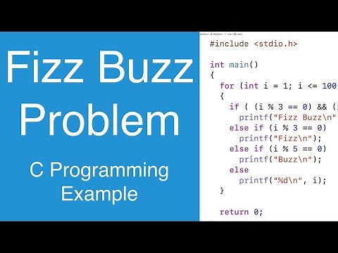 Fizz Buzz Problem | C Programming Example