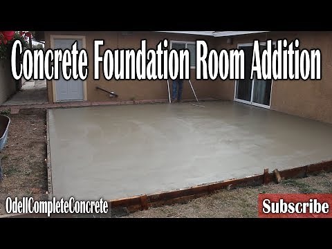 How to Build, Setup and Pour a Room Addition Foundation
