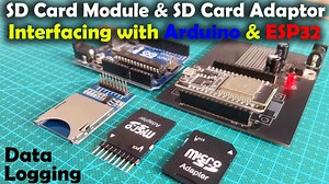 SD Card Module with Arduino & ESP32, Arduino Data Logger, ESP32 Data