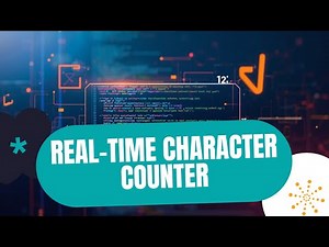 Real-Time Character Counter in JavaScript | Live Updates as You Type!