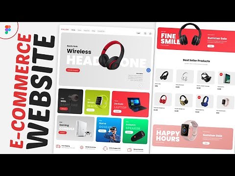 Full E-Commerce Website Design in Figma