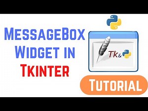 Tkinter Tutorial For Beginners 10 - Python Tkinter - MessageBox Widget