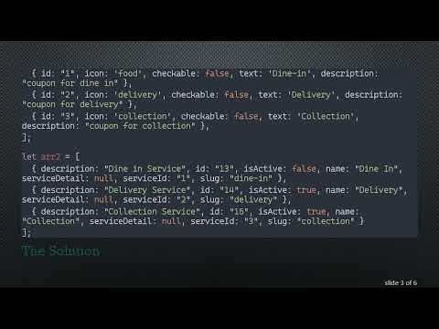 How to Compare IDs in Arrays and Set Values Accordingly in JavaScript