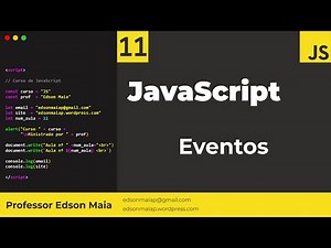 Curso de JS Aula 11 Eventos no JavaScript