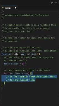 🔥 Stop Ignoring This JS Concept: Higher-Order Functions!