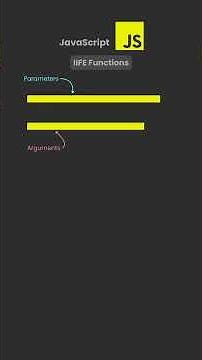 JavaScript IIFE Functions