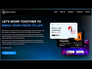 Multiple Pages Website using HTML CSS JavaScript & Bootstrap 5 | Responsive Multipage Website Design