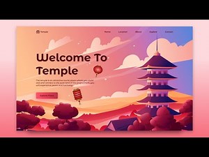 Responsive Temple Website Design Using HTML CSS And JavaScript