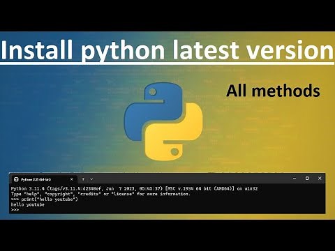 How to install python on windows 10 and 11 | Full guide and sample run