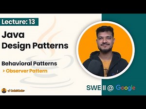 L13: Observer Pattern | Design Patterns