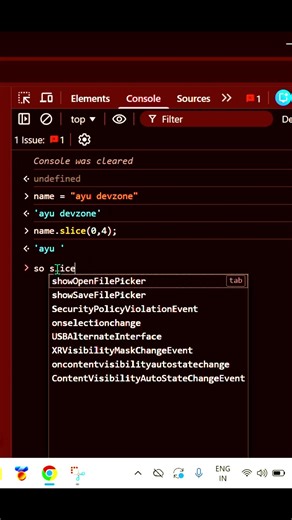 Master JavaScript String Slice in 30 Seconds! 😎 #shorts #youtubeshorts