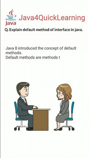 Default method of interface in java #default #method #interface #java4quicklearning