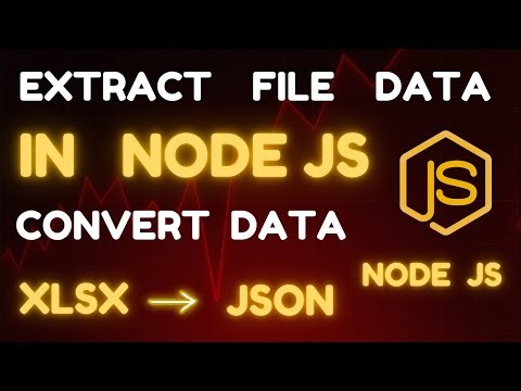 Convert Excel to JSON in Node.js | Read Excel File in Node.js | Node.js Excel Data Extract Tutorial