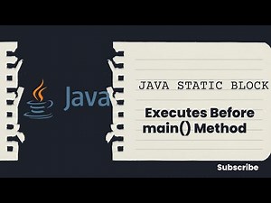 Java Static Block Explained | Executes Before main() Method